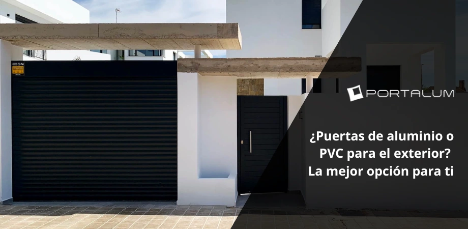 puertas exterior de aluminio o pvc